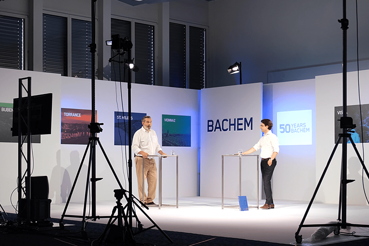 CEO Thomas Meier Celebrating Bachem's 50 Year Anniversary